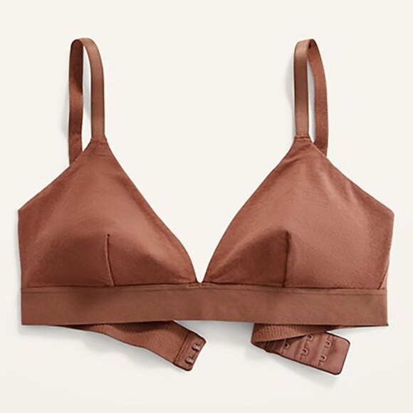 Old Navy Supima Cotton Blend Triangle Bralette - Picture 1 of 9